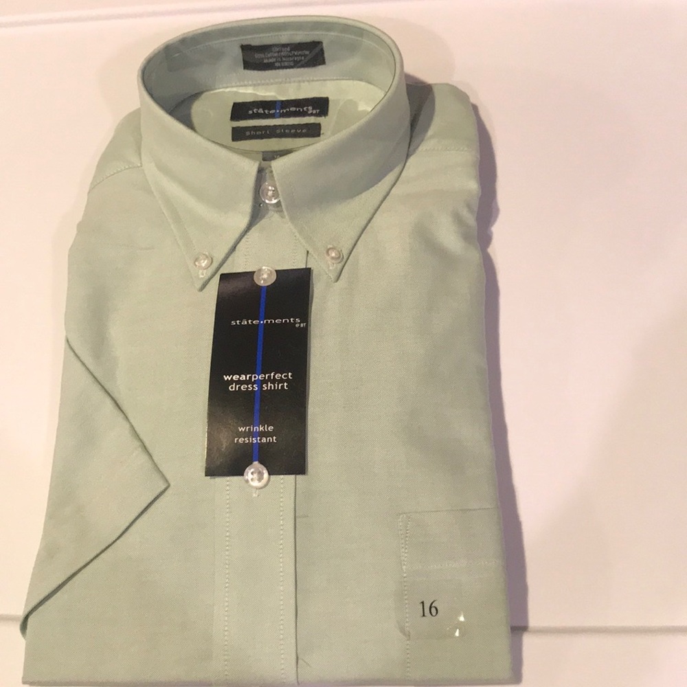 Statement @BT Men’s NWT Green Short Sleeve Shirt